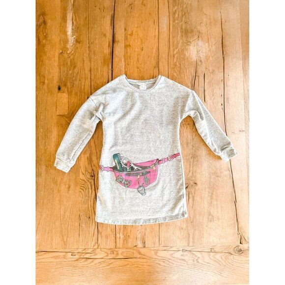 Little Marc Jacobs Faux Cross Body Bag Sweater Dress, Size 5 - Picture 1 of 3